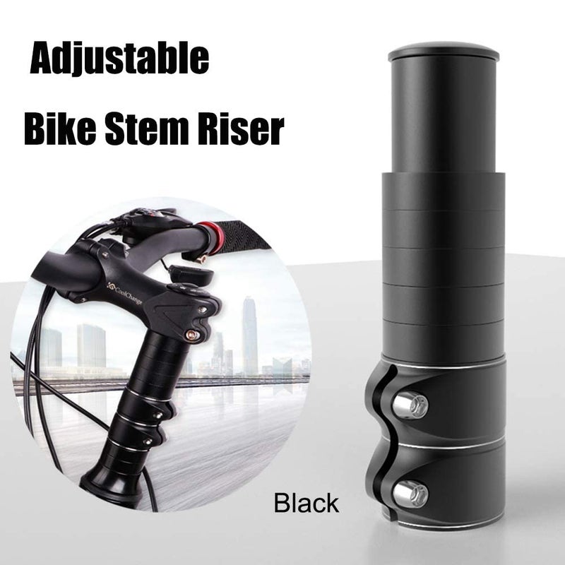 ZUKKA Bike Stem Riser Bicycle Stem Extender 28.6mm 1-1/8"" Adjustable Bike Stem Riser Aluminium Alloy Stem Extender for Mountain Bike Road Bike BMX Height 135mm - Image 3